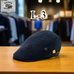 ハンチング メンズ キャスケット 帽子 ゴルフ ネイビー TAZAN JCSKY