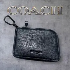 COACH　 キーケース　カードケース　Lジップ　ブラック
