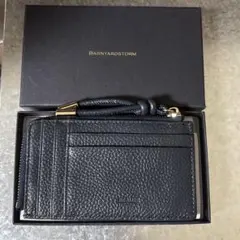 Beau're ネイビー レザー コインケース