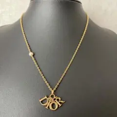 希少✨DIOR ディオレボリューション ネックレス パール スウィング ロゴ