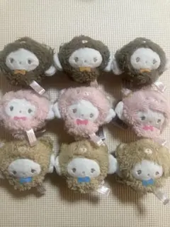 サンリオ こぎみゅん ラテクママスコット【全３種】×3 セット