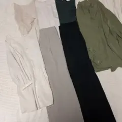 レディースまとめ売り　大人カジュアル　グリーン　ベージュ　シンプル