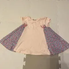 花柄切り替えワンピース 90cmのサムネイル