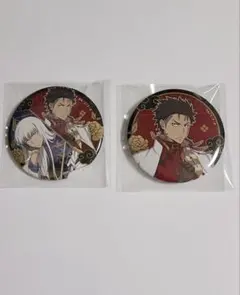 REBORN　缶バッジ　サイバーチャイナ　XANXUS　スクアーロ