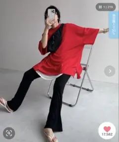 wee9s スーパールーズライトスウェッティー半袖のサムネイル