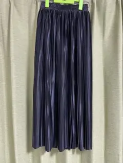 レディース プリーツスカート 黒