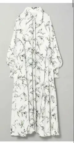 クサキガラシャツワンピース ホワイト