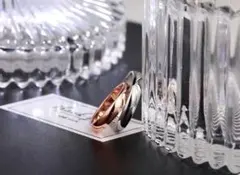 ツヤリング ステンレスリング ステンレス指輪 ピンキーリング ペアリング