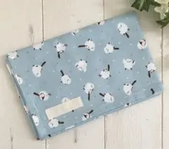 【ラスト】ハンドメイド ランチョンマット　ぷっくりシマエナガブルー