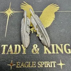 ミー様専用 ラリースミスイーグルヘッドFeather Pendant Rとビーズ