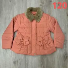 GREEN LABEL RELAXING ピンク中綿コート 120