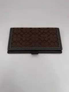 Coach コーチ　二つ折り　財布　ウォレット　お札入れ　カードケース　ブラウン