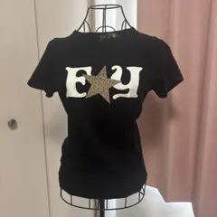 fancyclub 半袖 Tシャツ ブラック スター レオパードのサムネイル