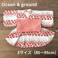 OCEAN & GROUND 花柄甚平 Sサイズ　85 90 95