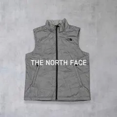 THE NORTH FACE ノースフェイス 中綿ベスト グレー M 古着