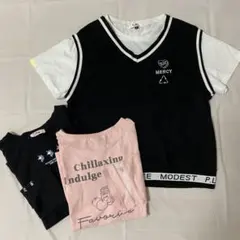 PINK latte／トップス3点セット