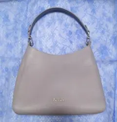 FURLA ショルダーバッグ グレー レザー