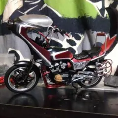 タミヤ1/6 HONDA CB750Fバリバリ伝説巨摩郡仕様 プラモデル完成品