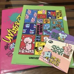 BTS クリアファイル2種　メモ帳