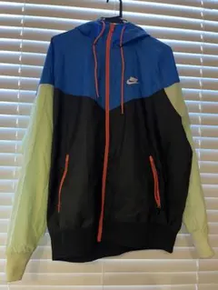 NIKE ウィンドブレーカー XL 青黒緑
