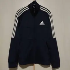 アディダス AEROREADY ジャージ ジャケット メンズ Sサイズ 紺白