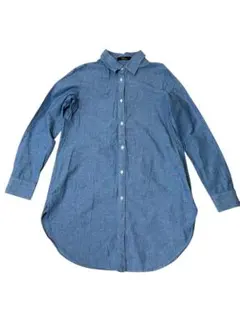 【ROSSO】アーバンリサーチ　ダンガリーシャツ　ロングシャツ　フリーサイズ