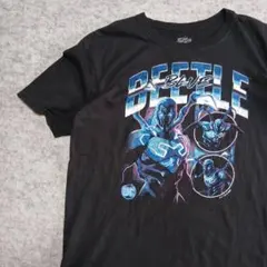 T227 DCコミックス　ブルービートル　Tシャツ 黒