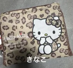 新品　エコバッグ　キティ　しまむら　ヒョウ柄　ギャル　買い物バッグ　トートバッグ