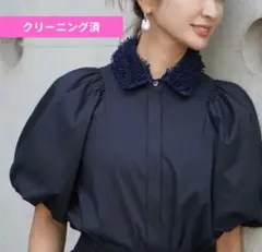 akiki フリルブラウス akiki]ジャボカラーブラウス | KOBUNSHA SELECT SHOP | [akiki]ジャボ