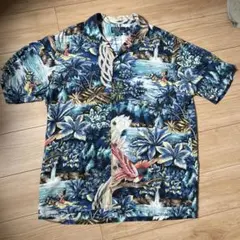 ダイヤモンドヘッドパームツリー パイナップルジュースアロハシャツ