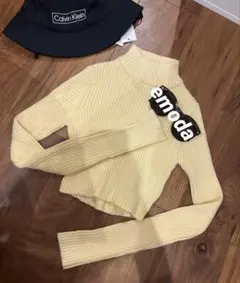 EMODA☀︎ハイネックリブニット☀︎イエロー