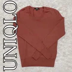 UNIQLO 　エクストラファインメリノリラックスフィットVネックセーター