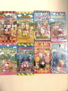 ご当地キティ　ピンク系　まとめ売り　8個　ファスナーマスコット　限定