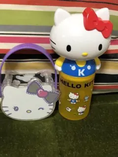 ハローキティ おしぼりケース と プラのハンドバック