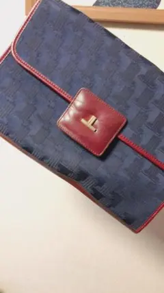 ランバンクラッチバッグ　LANVIN サコッシュ風にもできます。のサムネイル