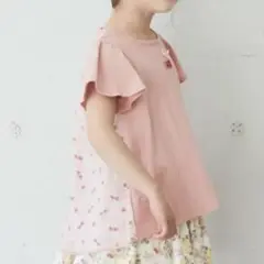 【匿名配送】anyFAM Tシャツ 110 ピンク さくらんぼのサムネイル