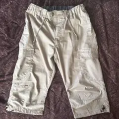 ハーフパンツ カーゴパンツ メンズ 7分丈 膝下 夏 アウトドア ベージュ系 Mのサムネイル