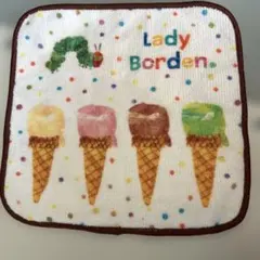 Lady Borden はらぺこあおむしアイスクリームタオルハンカチる