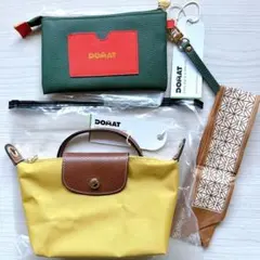 DOMAT ハンドバッグ イエロー ミニバッグ ポーチ付き レディースのサムネイル