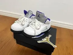 美品！Jordan スニーカー ホワイト/パープル