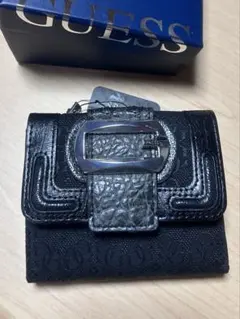 未使用。GUESS ブラック 二つ折り財布のサムネイル
