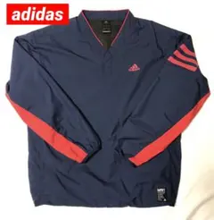 adidas アディダス ピステ　ウインドブレーカーネイビー　Ｌ　防寒着