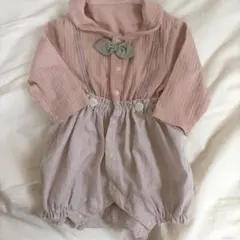 ま*め様 アプレレクール　おめかしロンパース　結婚式　70 誕生日　入園式　フォ