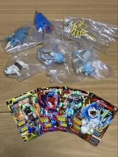 グレートアニマルカイザー 闘獣録 フィギュア8体とカード4枚セット