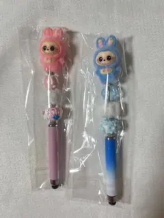 大人気　ラブブ　タッチペン付きボールペン2way 2本セット