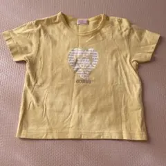 GUESS イエローハートプリント Tシャツ 85〜90のサムネイル