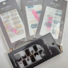 ネイルシール 4枚セット ネイル ジェルネイル セルフネイル おしゃれ