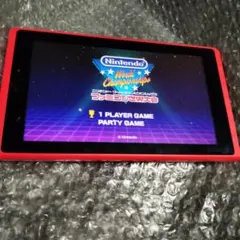 超美品 任天堂スイッチ本体XKJ マリオレッド バッテリー強化版 動作確認品