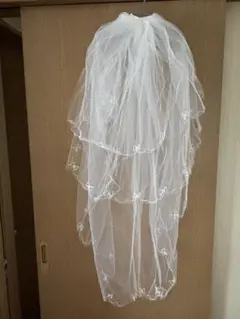 ホワイトチュールウェディングベール