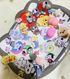 キャラクターシール おすそ分け　肉球　マシュマロ　シール